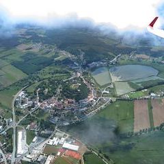 Flugwegposition um 11:05:22: Aufgenommen in der Nähe von Gemeinde Güssing, Güssing, Österreich in 1139 Meter